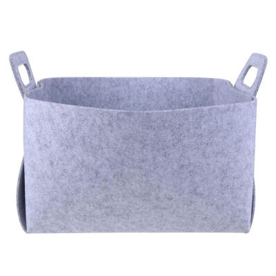 

Folding Felt Cloth Anti Dirty Toys Storage Basket Holder Home Organizer