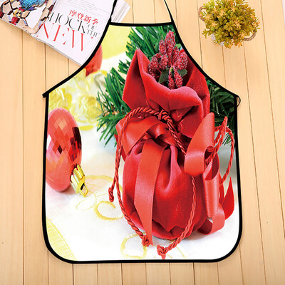 

Tailored Christmas Decoration Waterproof Apron Kitchen Aprons Dinner Party Apron