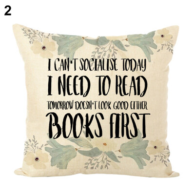 

Abstract Pattern Words Pillow Case Cushion Cover Car Home Cafe Sofa Decoration