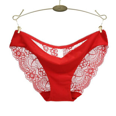 

Toponeto Women Lace Panties Seamless Cotton Panty Hollow Briefs Underwear BG