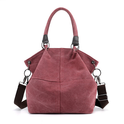 

Small&fresh canvas bag tote bag simple&large-size commuter single-shoulder bag