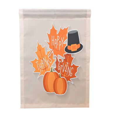 

Tailored Happy Thanksgiving Garden Flags House Decor Mini Yard Banner 12 x 18