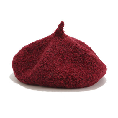 

Tailored Fashion Vintage Women Winter Hat Beret Cap Solid Painter Newsboy Berets