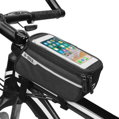 

Bicycle Bag Cycling Touch Screen MTB Frame Front Tube Storage Road Bike Bag US