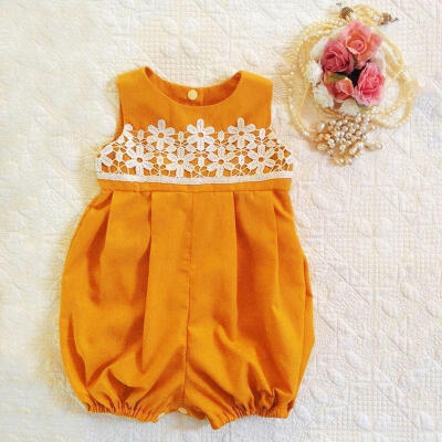 

Newborn Infant Baby Girls Romper Floral Bodysuit Sunsuit Summer Clothes Outfits