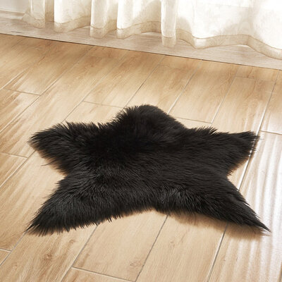 

Star Rug Kids Children Anti-Skid Fluffy Area Home Bedroom Floor Door Fur Carpet Mats Rugs