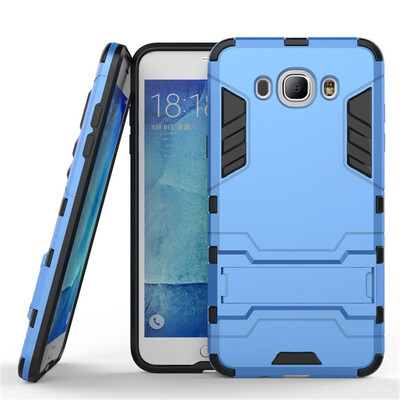 

Goowiiz Phone Case For Samsung Galaxy J1 2016J3 J310J5 J510J7 J710 2016 Armor PC TPU Silicone Hard Bracket Double Protection