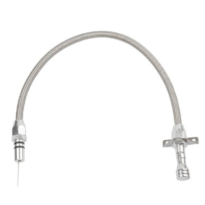 

530mm2087in Flexible Stainless Steel Transmission Dipstick for Chevrolet GM Chevy TH400 Turbo SBC BBC 400