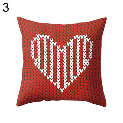 

Romantic Love You Heart Pillow Case Cushion Cover Sofa Bed Car Cafe Office Decor