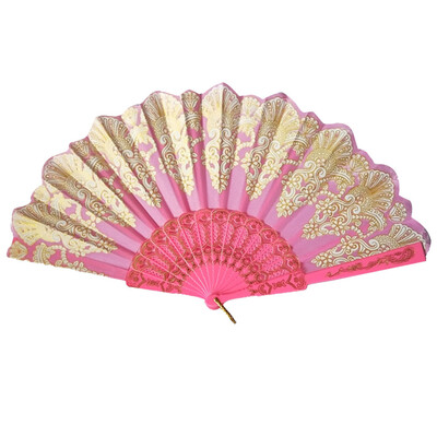 

〖Follure〗Folding Fans Handheld Fan Spanish Folding Retro Pattern Hand Fan For Women