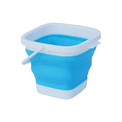 

3L Portable Bucket Silicone Foldable Water Container Outdoor Cleaning Folding Wash Pail for Fishing Camping Car
