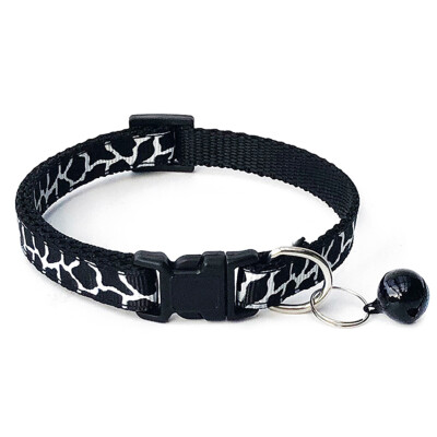 

Reticulated 10 Patch Bell Collar Pet Dog Cat Collar