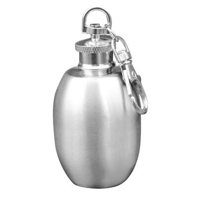 

Stainless Steel Flask Portable Wine Pot Bottle with Key Chains for Drinkers
