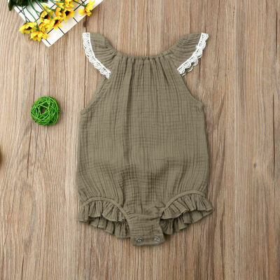 

Newborn Baby Boy Girl Cotton Romper Bodysuit Jumpsuit Playsuit Outfit Clothes