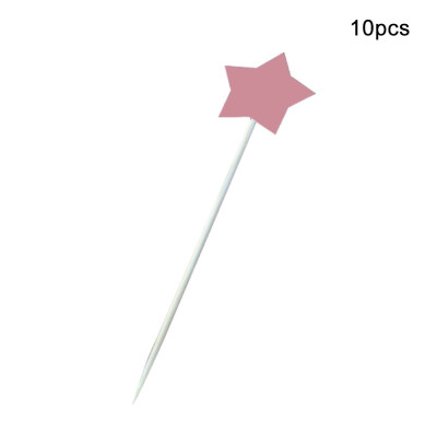 

10Pcs Star Shape Birthday Cupcake Topper Baby Shower Birthday Party Decor