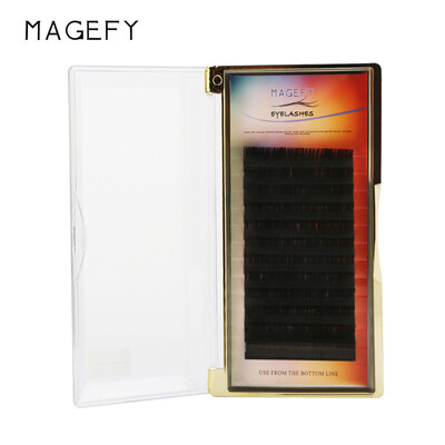 

〖Follure〗Individual False Eye Lashes Wave Mink 007 C Black Silk Eyelashes Extension A