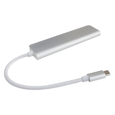 

Type C Hub 4-in-1 USB C Adapter With 2 USB 30 4K HDMI USB-C PD Charging Port For Type-C Laptops Devices