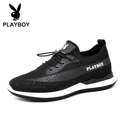 

Playboy PLAYBOY fashion running casual shoes mens low set foot slippery wild DS81052 black jujube 42