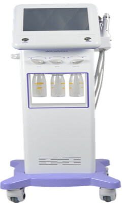 

UK shipping Hydra Facial Machine 4 in 1 Microdermabrasion Microcurrent bio Ultrasound High frequency Hot cold