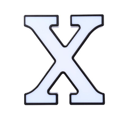 

White Environment Friendly Energy Saving Lastics Letter-Shape Lamp Home Club Outdoor Indoor Party Weeding Decoration