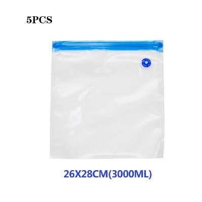 

5pcsset Vacuum Storage Bags Transparent Space Saver Seal Bag for Food Comforters Pillows 30 34