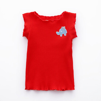 

Children Kids Girl Toddler Sleeveless Cartoon Fruit Embroidery Vest Tops Clothes