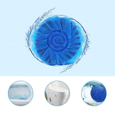 

Siaonvr 5PC Automatic Toilet Bowl Antibacterial Cleaning Tabs Cleaner Deodorizer Blue