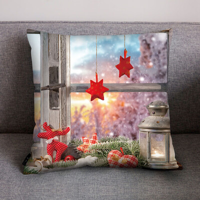 

Siaonvr Print Pillow Case Polyester Sofa Car Cushion Cover Home Decor