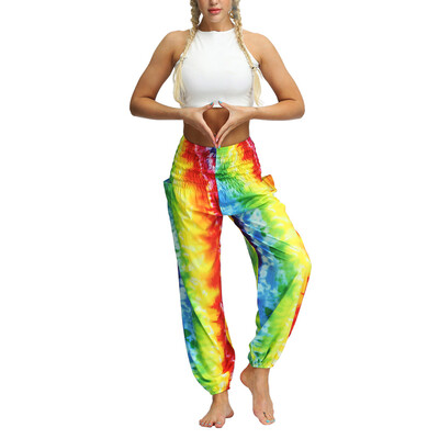 

Women Ethnic Boho Wide Leg Harem Print Pants Casual Loose Sport Gym Yoga Palazzo