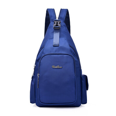 

Trendy shoulder bag woman chest bag ins nylon cloth small backpack Korean version leisure street girl bag