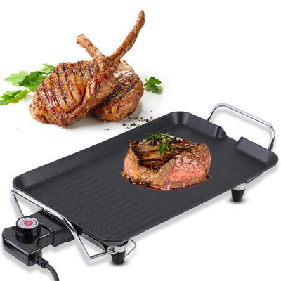 

Greensen Non-stick Electric Grill Plate Barbecue Skewers Dish Party Buffet Pan Cookware