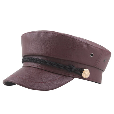 

Gobestart Mens And Womens Cap Vintage Beret Cap Flat Top Comfortable Breathable Cap
