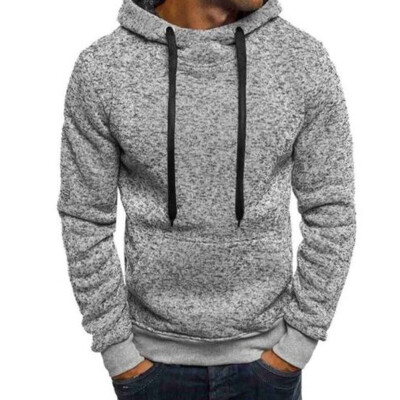 

Mens Plus Size Hoodie Hooded Zipper Top SweatShirt Jacket Sweater Size -3XL US
