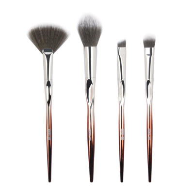 

Metal Electroplating Handle Cosmetic Face Foundation Powder Makeup Brush