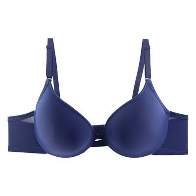 

Toponeto New Fashion Women C Cup Seamless Deep V Gather Adjustment Type Ventilation Bra