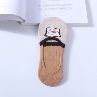 

Silicone anti - slip stealth female socks cute cartoon cotton socks spring&summer thin section 1 Pair