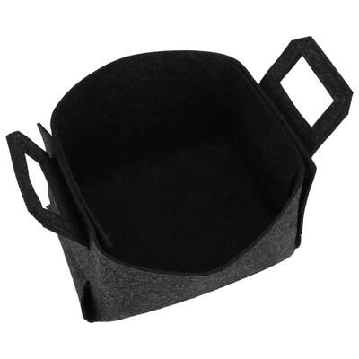 

Greensen Gray Felt Storage Bag Organizer for Smart Phone Mobile Power Data Cable Cosmetics