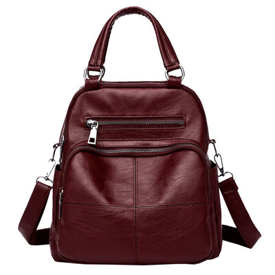 

Tailored Vintage Girl Leather School Bag Backpack Satchel Women Travel Shoulder Bag