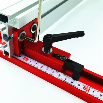 

Fixed T-Slot Miter Track Stop Locator Sliding Brackets Woodworking Rail Retainer Chute Backing Connector Wood Working Tool