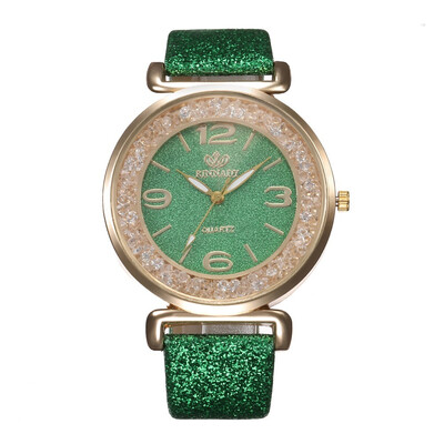 

New ladies luxury rhinestone quicksand digital watch fashion quartz watch female models
