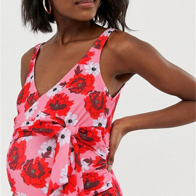 

Saidsome Maternity Women Flower Print Swimsuit Sexy Beachwear Pregnant Swimwear diving suit diving water diving mask