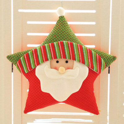 

Tailored Christmas Five-Pointed Star Pillow Home Office Sofa Cushion