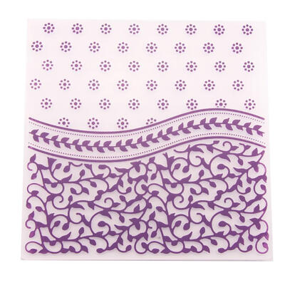 

DIY Scrapbook Printed Plastic Embossing Template Folder Stencil for Album