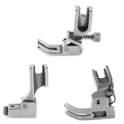 

Greensen Industrial Sewing Machine R2 Roller Press Foot Flatcar Crinkle Foot Zipper Presser Foot Set