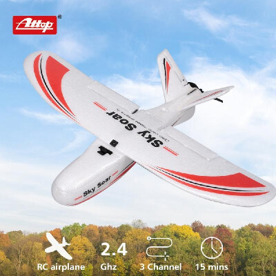 

Attop P01 RC Plane 24GHz RC Airplane 3CH RC Aircraft Fixed Wing Plane Aircraft Outdoor Toy