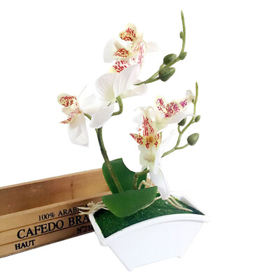 

Gobestart Double Fork Butterfly Orchid Plant Bonsai Creative Flower Arranging Accessories