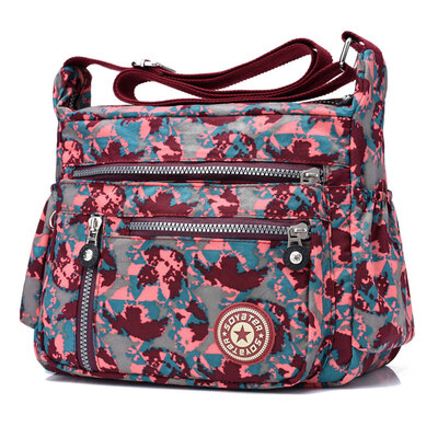 

Oxford cloth bag tide-proof nylon lady bag oblique backpack middle-aged mother bag Leisure Canvas bag lady