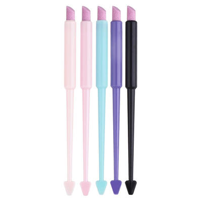 

Nail Art Cuticle Remover Dead Skin Quartz Polish Pen Scrubs Grinding Stick