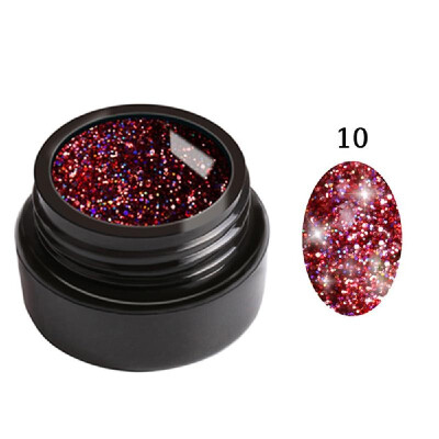 

5ML UV Gel Nail Polish Long-lasting Glitter Shining Gel Manicure Soak Off Nail Art Varnish