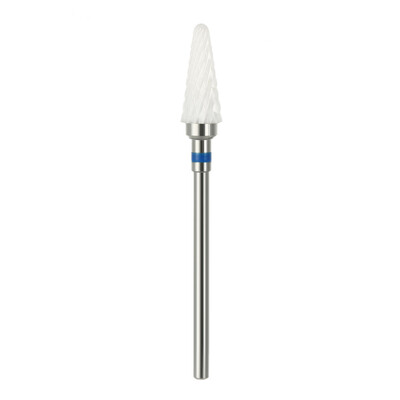 

Ceramic Flame Bit Medium White Nail Drill Bit 332 for Nail Art Machine Cuspidal Grinding Stone Head for Dead Skin Nail File Cer
